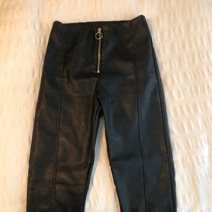 H&M leather pants